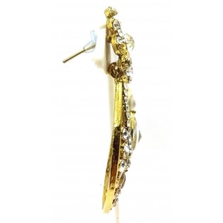 Gold Chand Bali Earring Jhumka Fashion Jewelry Boho Chich Drop Dangle Long E53